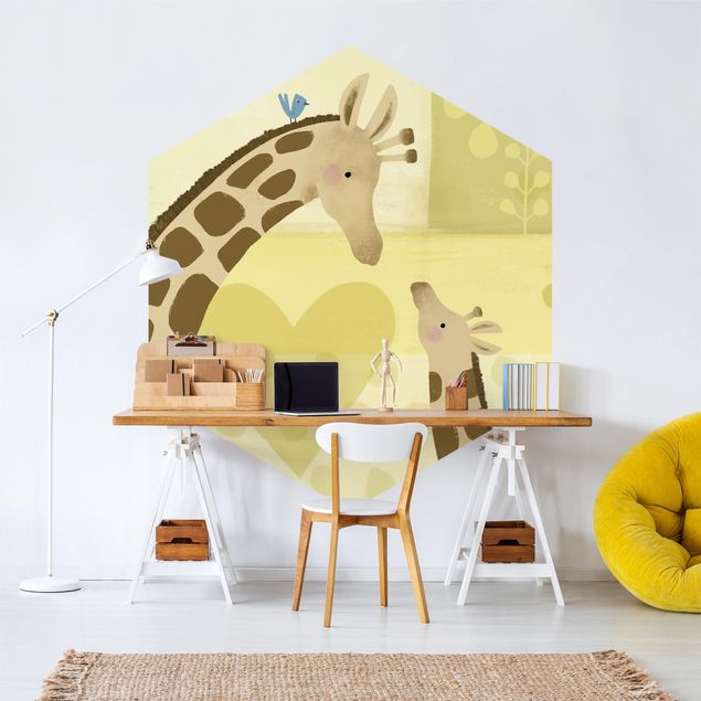 Wallpapers animals Mum And I - Giraffes