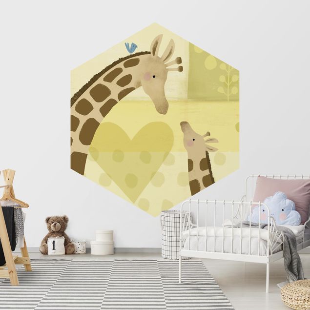 Wallpapers modern Mum And I - Giraffes