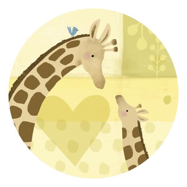Modern wallpaper designs Mum And I - Giraffes