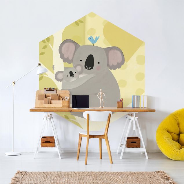Modern wallpaper designs Mum And I - Koalas