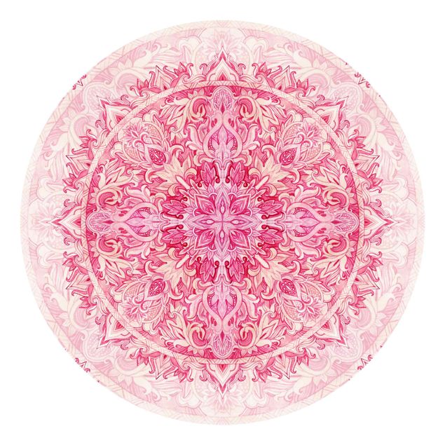 Wallpapers patterns Mandala Watercolour Ornament Pattern Pink