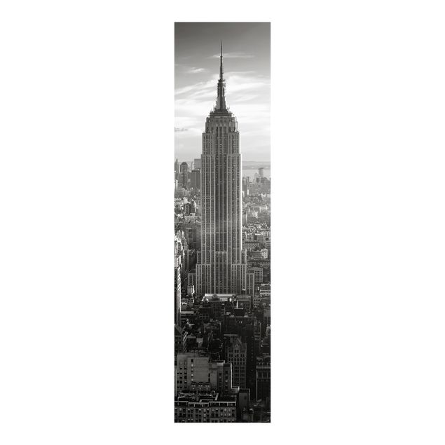 Sliding panel curtains architecture and skylines Manhattan Skyline