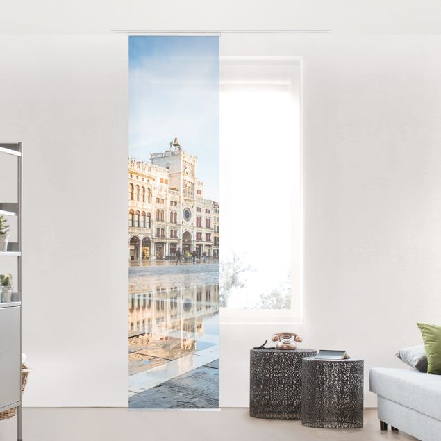Sliding panel curtains architecture and skylines St Mark's Square In Venice