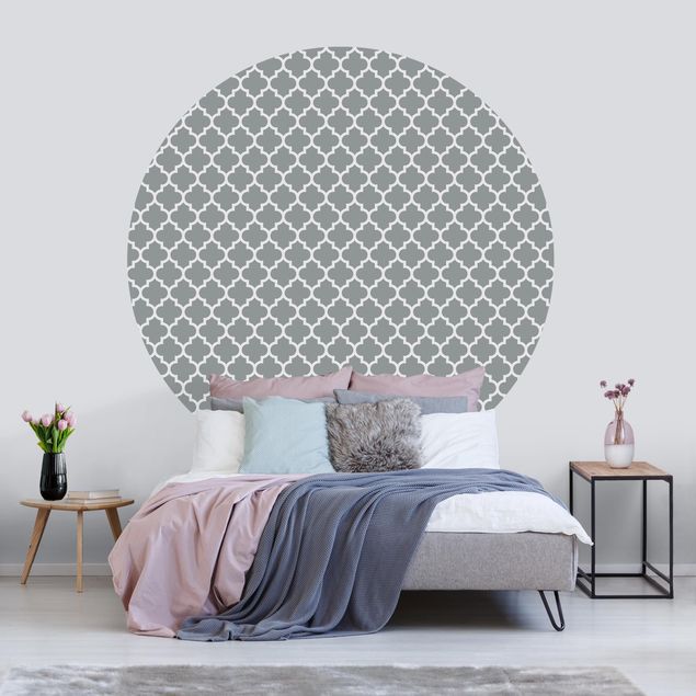 Wallpapers ornaments Moroccan Pattern With Ornaments In Front Of Grey