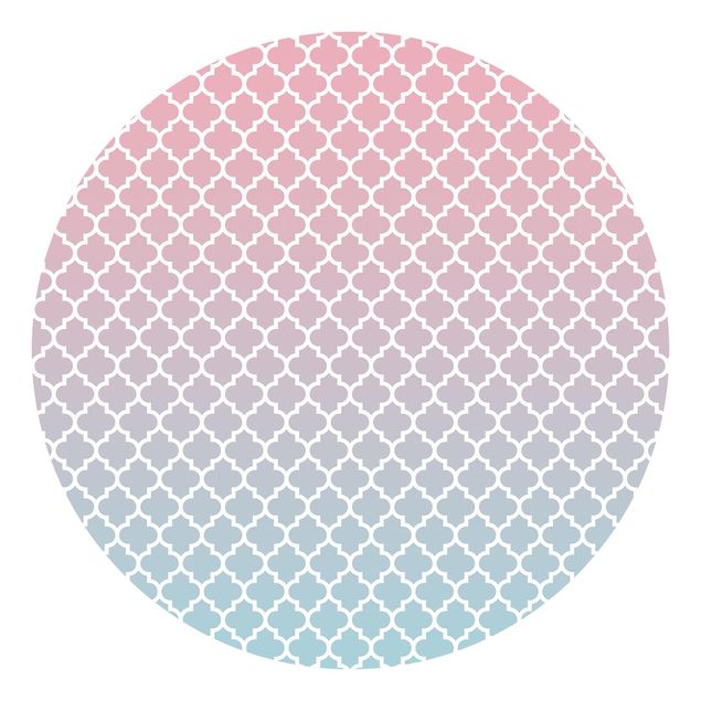 Wallpapers patterns Moroccan Pattern With Gradient In Pink Blue