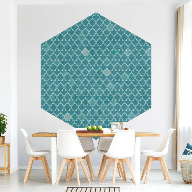 Contemporary wallpaper Moroccan Ornament Pattern