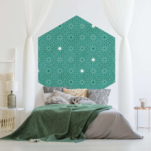 Wallpapers modern Moroccan Stars Pattern