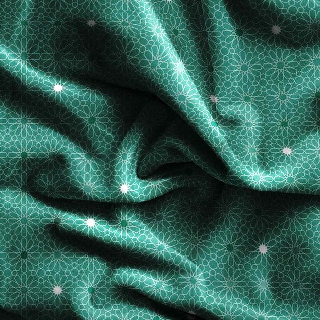 patterned drapes Moroccan Stars Pattern