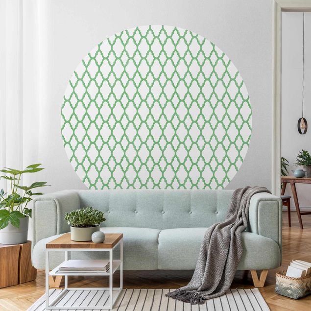 Wallpapers ornaments Moroccan Honeycomb Line Pattern