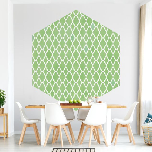 Wallpapers patterns Moroccan Honeycomb Pattern