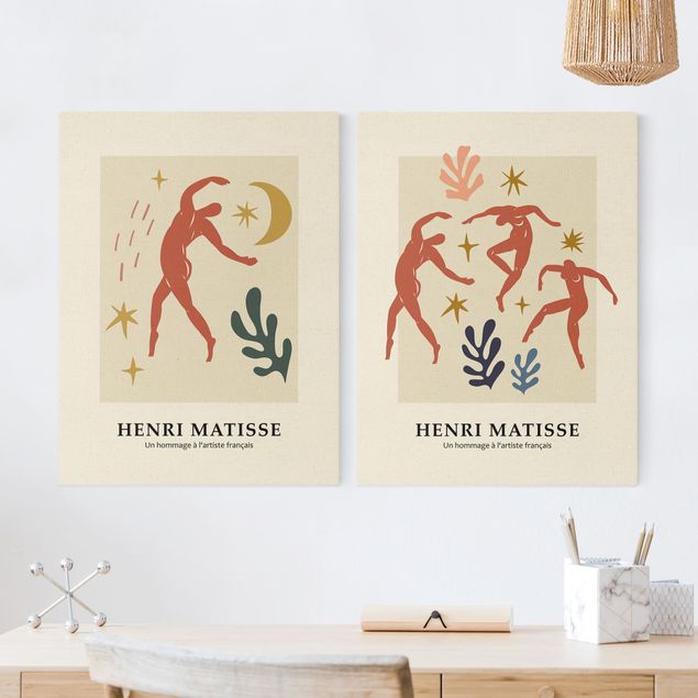Abstract art prints Matisse Homage - Dances