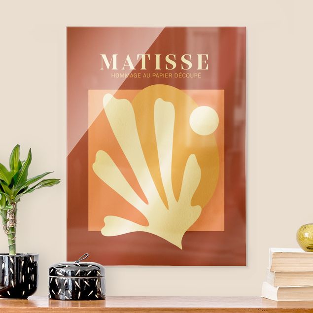 Contemporary art prints Matisse Interpretation - Combination Red