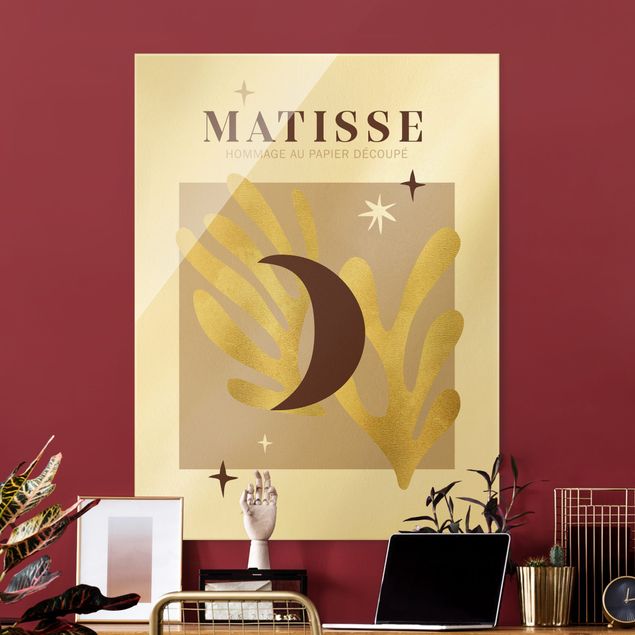 Modern art prints Matisse Interpretation - Moon And Stars
