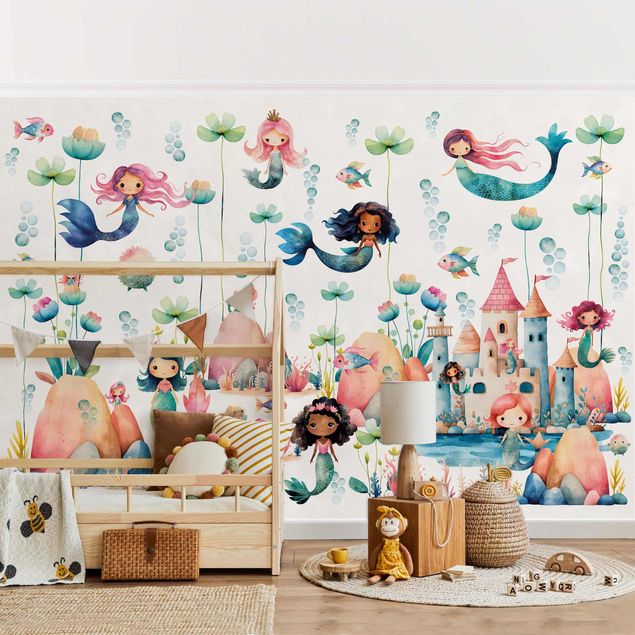Undersea wallpaper Mermaid Wonder World