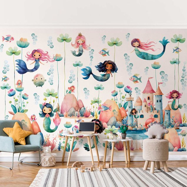 Contemporary wallpaper Mermaid Wonder World