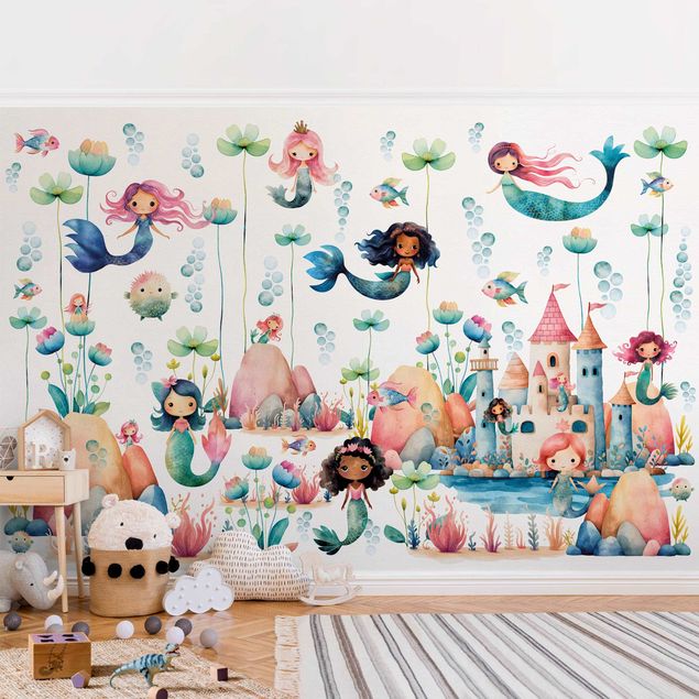 Kids room decor Mermaid Wonder World