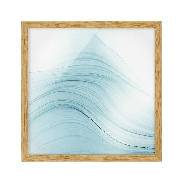 Contemporary art prints Mottled Touch Of Blue