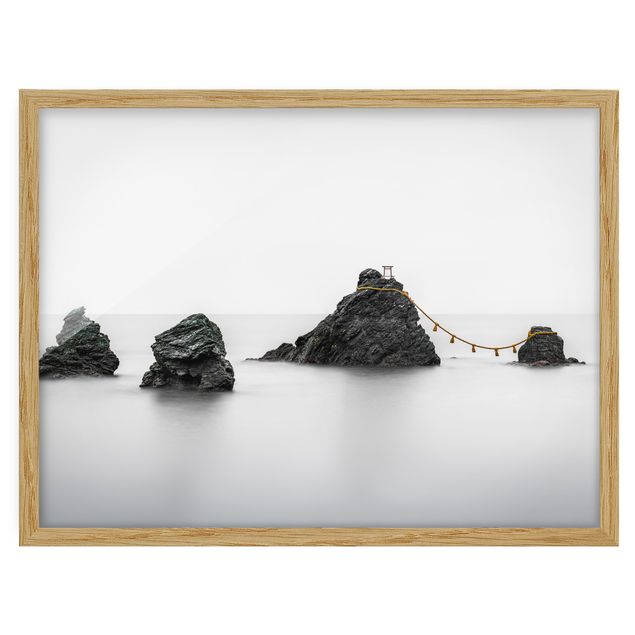 Prints modern Meoto Iwa -  The Married Couple Rocks