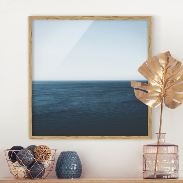Framed beach prints Minimalistic Ocean