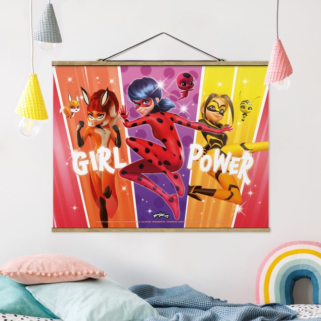 Kids room decor Miraculous Rainbow Girl Power