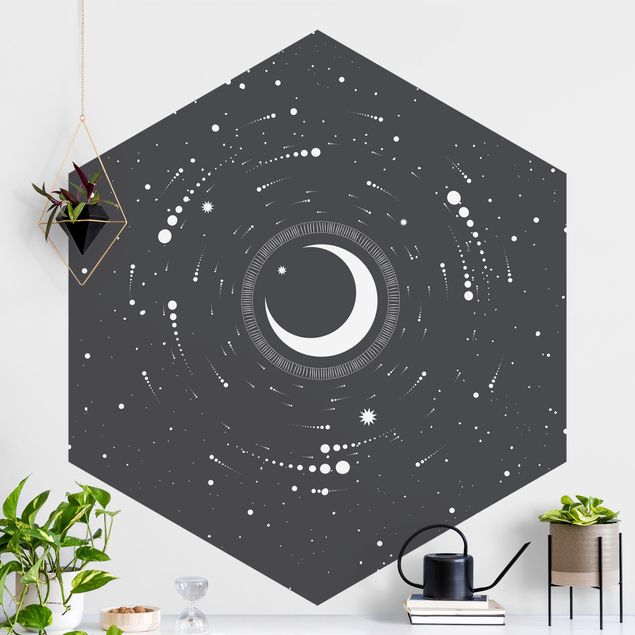 Kitchen Moon In Star Circle