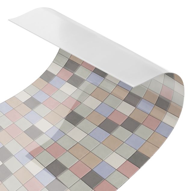 Kitchen splashbacks Mosaic Tiles - Coloured Shabby
