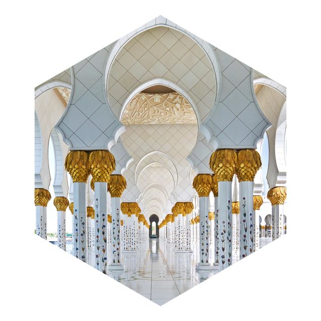 Wallpapers white Mosque In Abu Dhabi