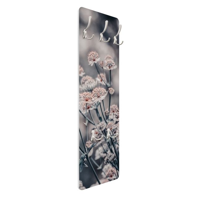 Wall mounted coat rack Mystical Bouquet Of Flowers