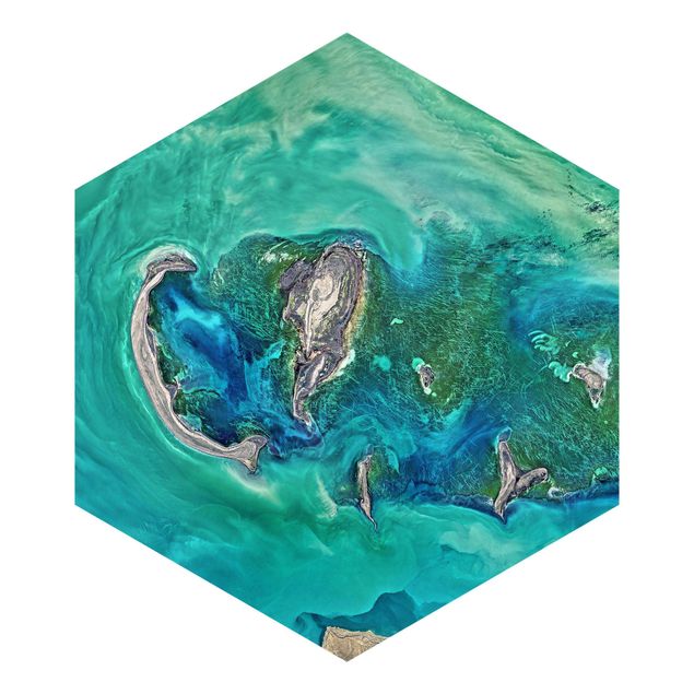 Adhesive wallpaper NASA Picture Caspian Sea