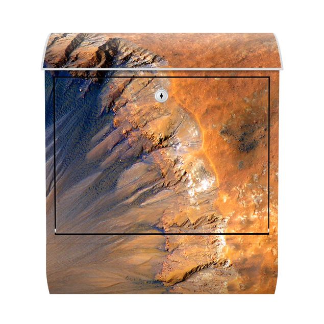 Letterboxes brown NASA Picture Marsian Crater