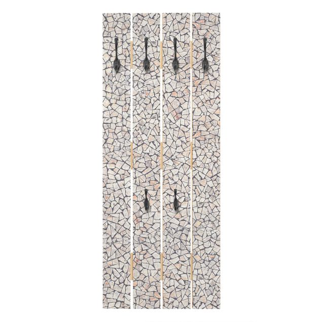 Wall coat hanger Natural Stone Mosaic With Sandy Joints