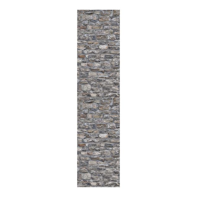 Patterned curtain panels Natural Stone Wallpaper Old Stone Wall