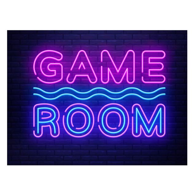 Quote wall art Neon Text Game Room