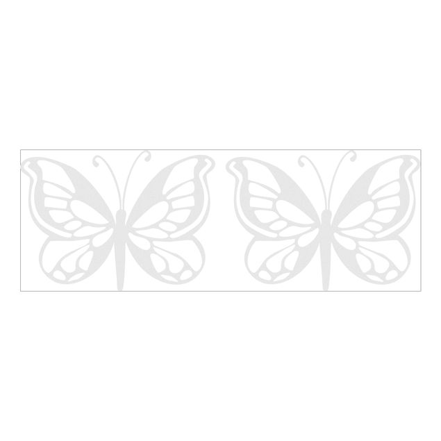 Window stickers animals No.SF869 Butterfly Duo