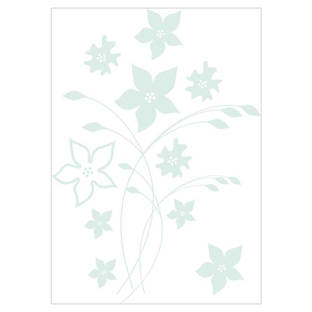 Window decals No.SF961 Gorgeous Flowers