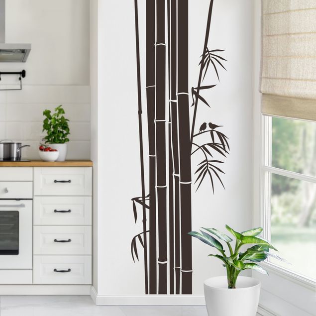 Plant wall decals No.UL960 Bamboo