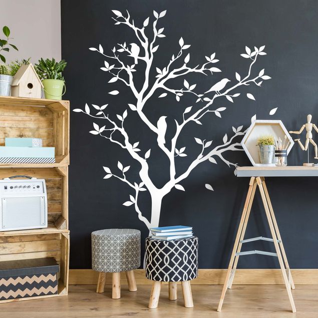 Wall stickers trees No.YK14 Chirping Tree
