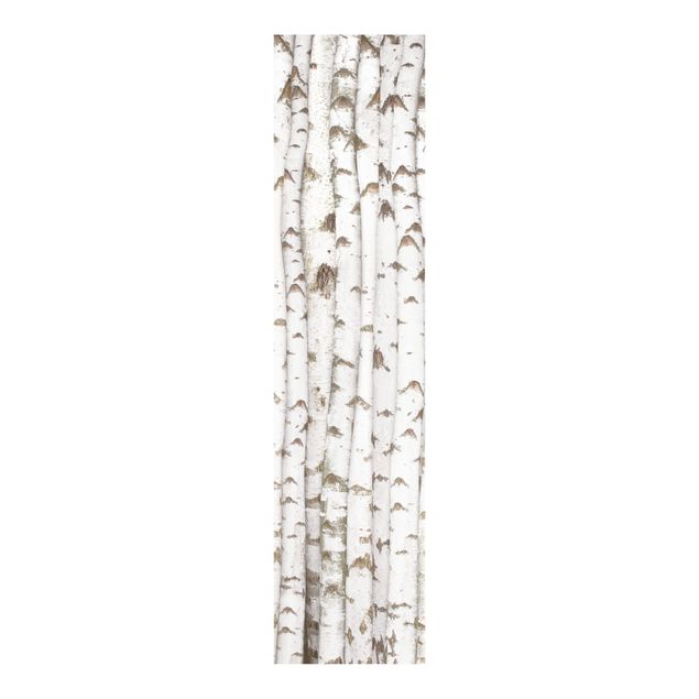 Patterned curtain panels No.YK15 Birch Wall