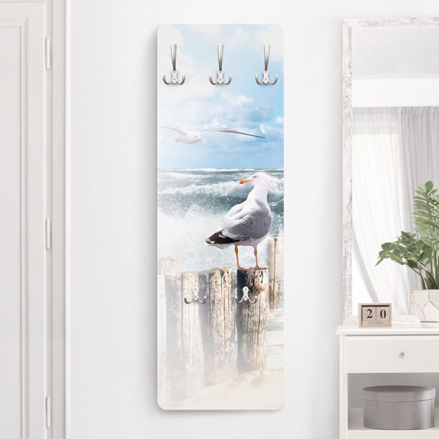 Wall mounted coat rack landscape No.YK3 Absolutly Sylt