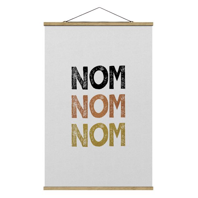 Contemporary art prints Nom Kitchen Quote