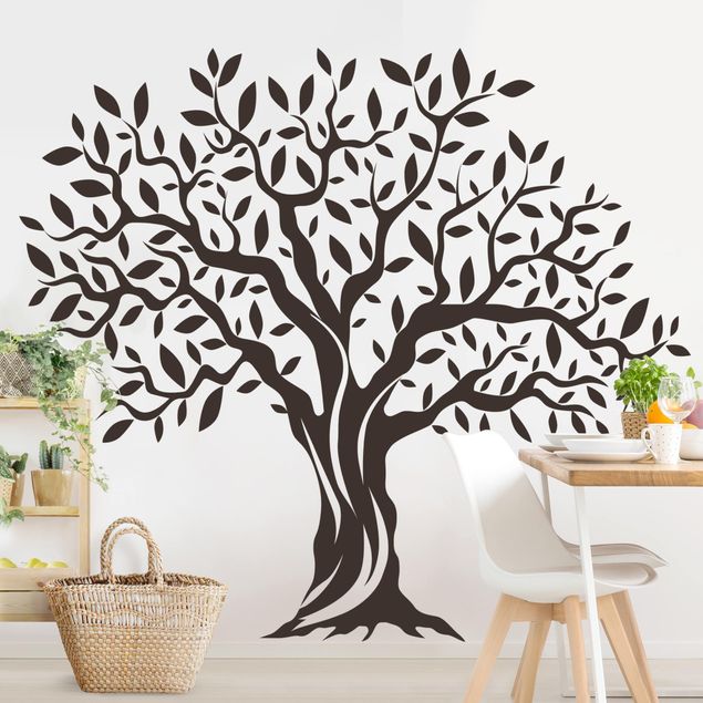 Kids room decor Olive Tree With Leaves