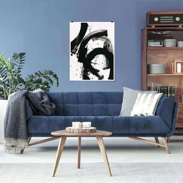 Abstract art prints Moving Onyx