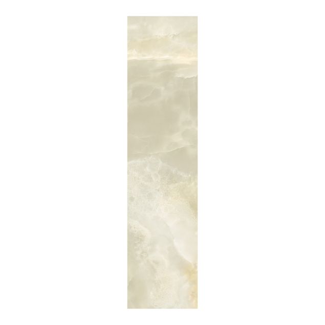 Patterned curtain panels Onyx Marble Cream
