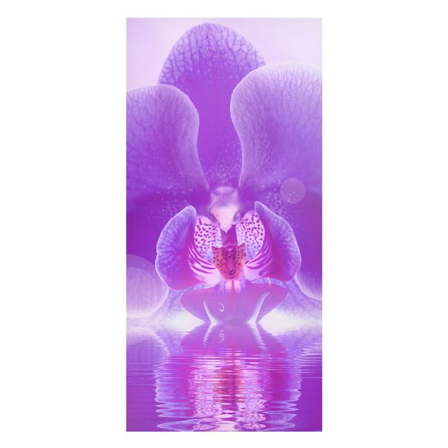 Orchid print Purple Orchid On Water