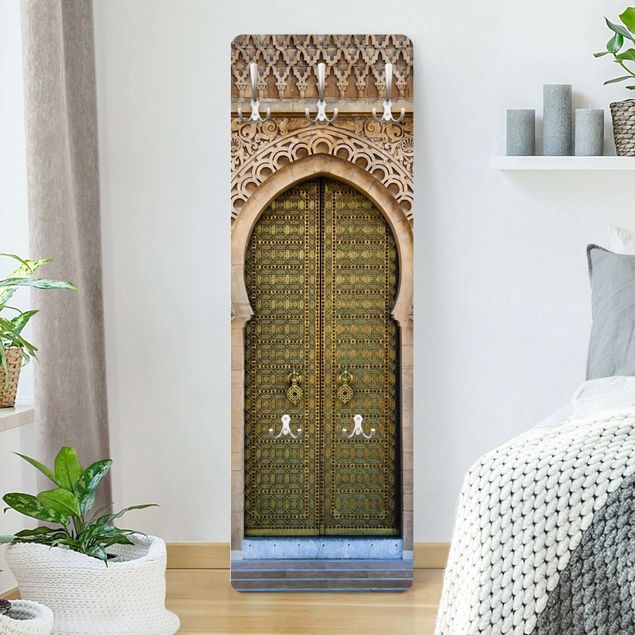 Wall mounted coat rack architecture and skylines Oriental Gate