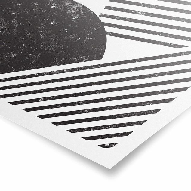 Black and white wall art Orthograph