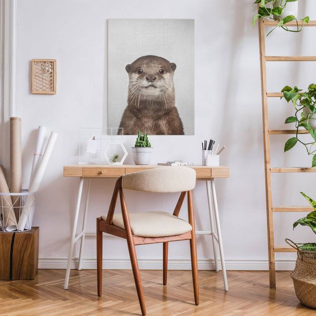 Animal canvas Otter Oswald
