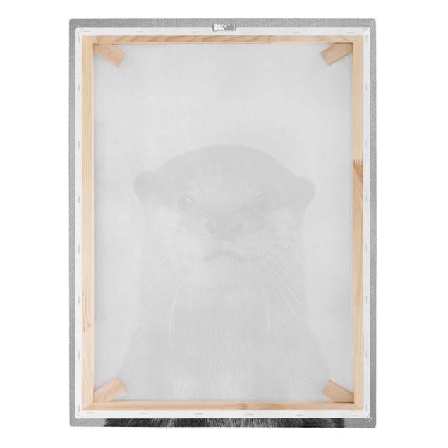 Prints Otter Oswald Black And White