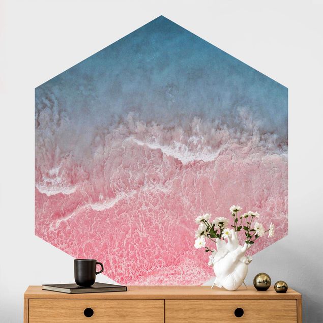 Modern wallpaper designs Ocean In Pink
