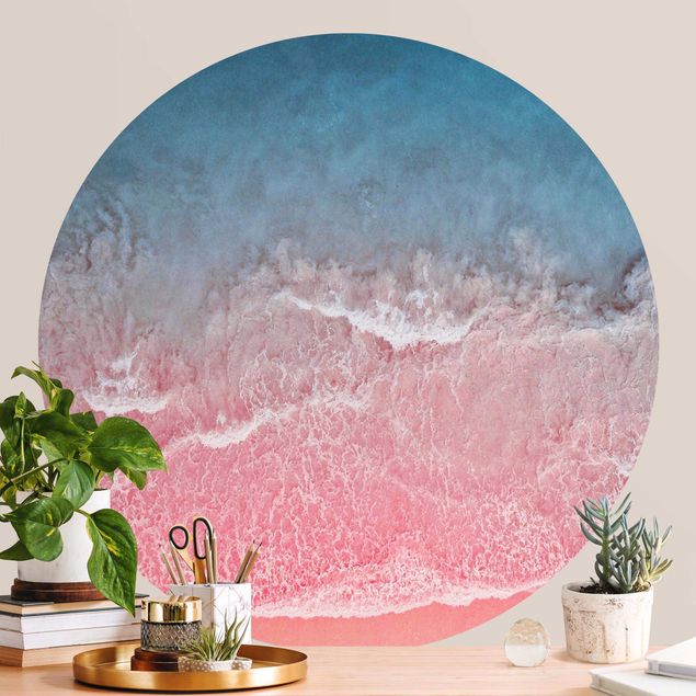Modern wallpaper designs Ocean In Pink